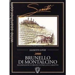 Sassetti Livio Pertimali Brunello di Montalcino DOCG, Tuscany, Italy, 2016 6x75cl IN BOND