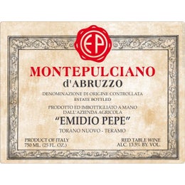 Emidio Pepe Montepulciano d'Abbruzzo 2020, 6x75cl IN BOND