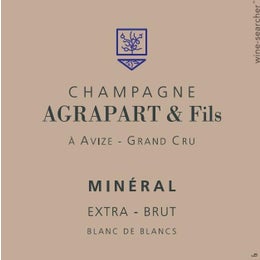 Agrapart & Fils Mineral Blanc de Blancs Grand Cru Extra Brut 2015 Case of 6 x 75cl IN BOND