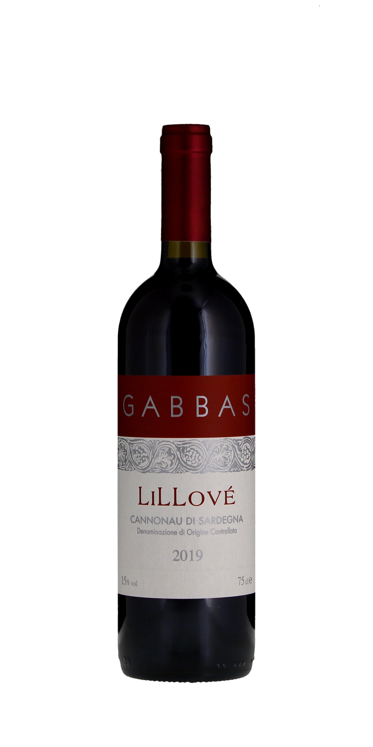 Gabbas 'Lillove' Cannonau di Sardegna, Sardinia 2020
