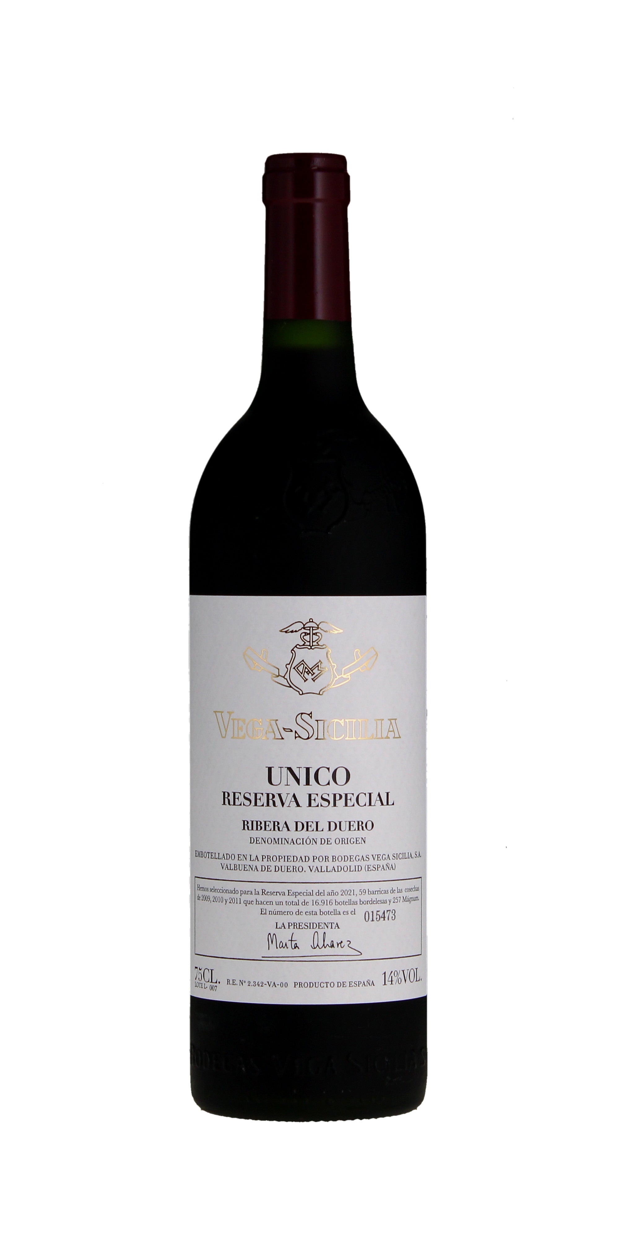 Vega Sicilia, Unico Reserva Especial 2021 Release (9,10,11 Blend)