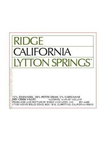 Ridge Vineyards 2026 Release Mixed 4-Pack