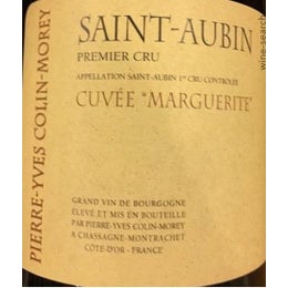 Pierre-Yves Colin-Morey Saint-Aubin Premier Cru 'Hommage Marguerite', Cote de Beaune, France 2020