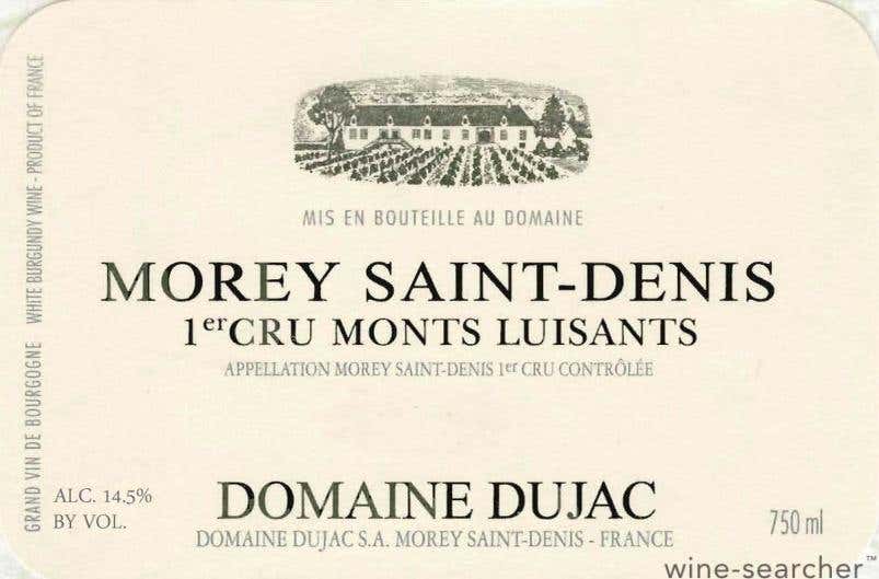 Domaine Dujac Monts Luisants, Morey-Saint-Denis Premier Cru, 2024 3-Bottle Case PRE-ARRIVAL