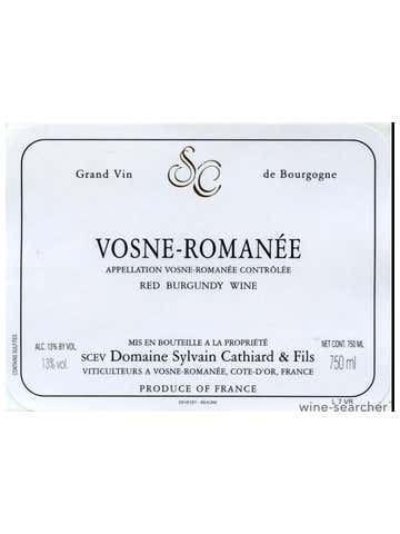Sylvain Cathiard Vosne-Romanee, Cote de Nuits, France 2024 PRE-ARRIVAL