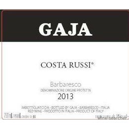 Gaja Costa Russi Langhe-Barbaresco, Piedmont, Italy 2013 6 x 75cl IN-BOND