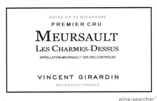 Vincent Girardin Les Charmes-Dessus, Meursault Premier Cru, France 2020