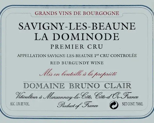 Domaine Bruno Clair La Dominode, Savigny-les-Beaune Premier Cru, 2022