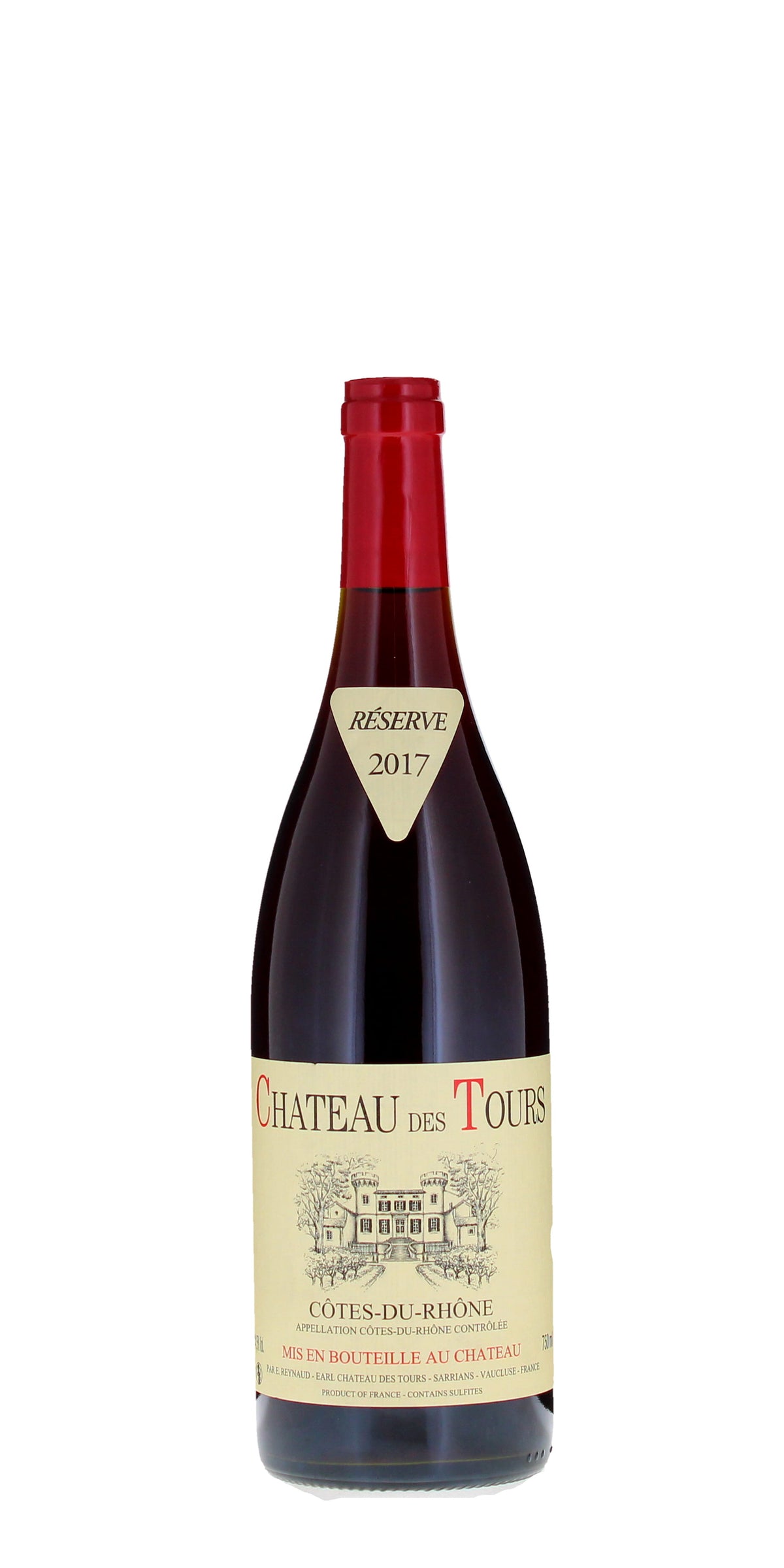 Rayas Chateau des Tours Cotes du Rhone Rouge Reserve, Rhone, 2017