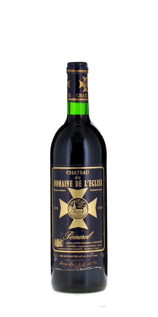 Chateau du Domaine de l'Eglise, Pomerol, 1989
