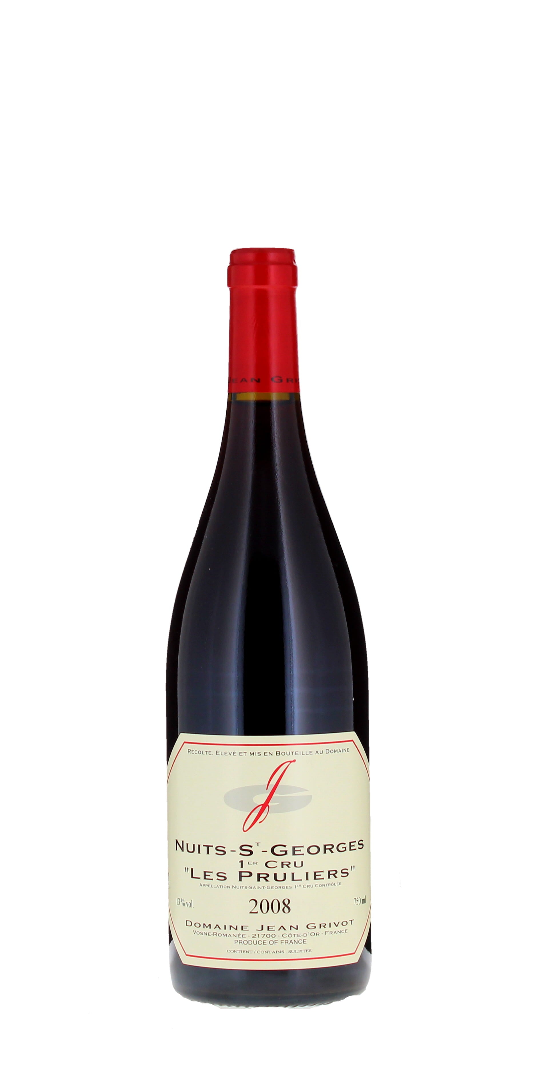 Domaine Jean Grivot Les Pruliers, Nuits-Saint-Georges Premier Cru, France 2008