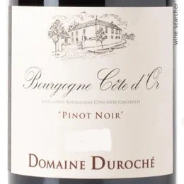 Domaine Duroche Bourgogne Cote d'Or Pinot Noir, Burgundy, France 2018 6 x 75cl IN-BOND