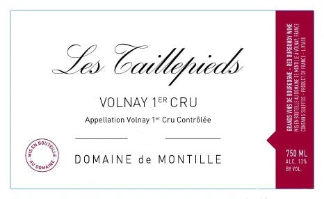 Domaine de Montille Les Taillepieds, Volnay Premier Cru, France 2011 6 x 75cl IN BOND