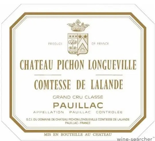 Pichon Longueville Comtesse de Lalande, Pauillac, Bordeaux 2015 6x75cl IN-BOND