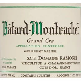 Domaine Ramonet Batard-Montrachet, Burgundy 2014, Magnum 150cl, OWC ex-domaine ,IN-BOND