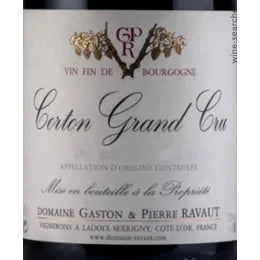 Domaine Ravaut Corton Grand Cru, Cote de Beaune, France 2020 6 x 75cl IN-BOND