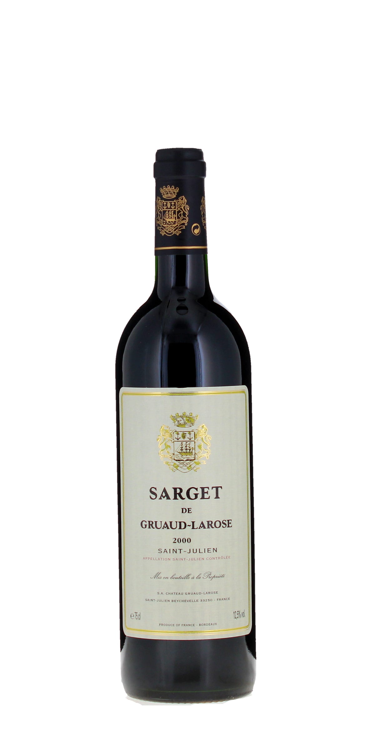 Chateau Gruaud-Larose 'Sarget de Gruaud-Larose', Saint-Julien, 2000