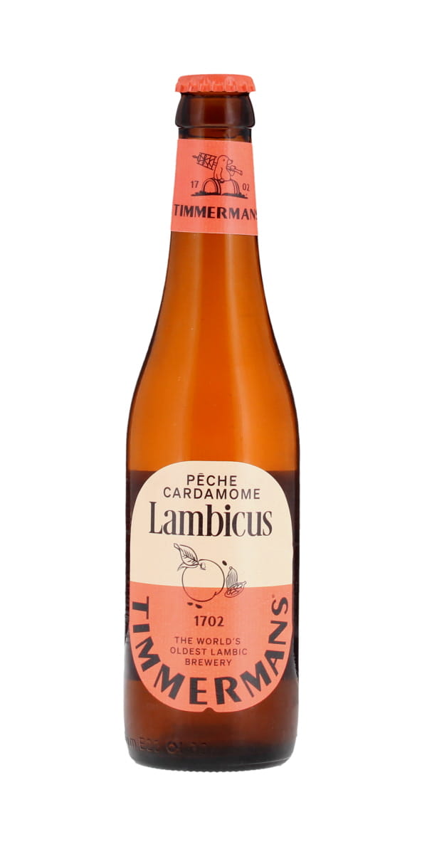 Timmermans Peche Cardamome Lambicus, 330ml Bottle 4%