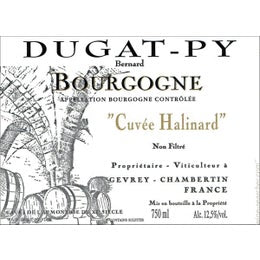 Domaine Dugat-Py Bourgogne Cuvee Halinard, Burgundy, 2019 6x75cl IN BOND