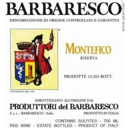 Produttori del Barbaresco Montefico Riserva DOCG, Piemonte, 2017