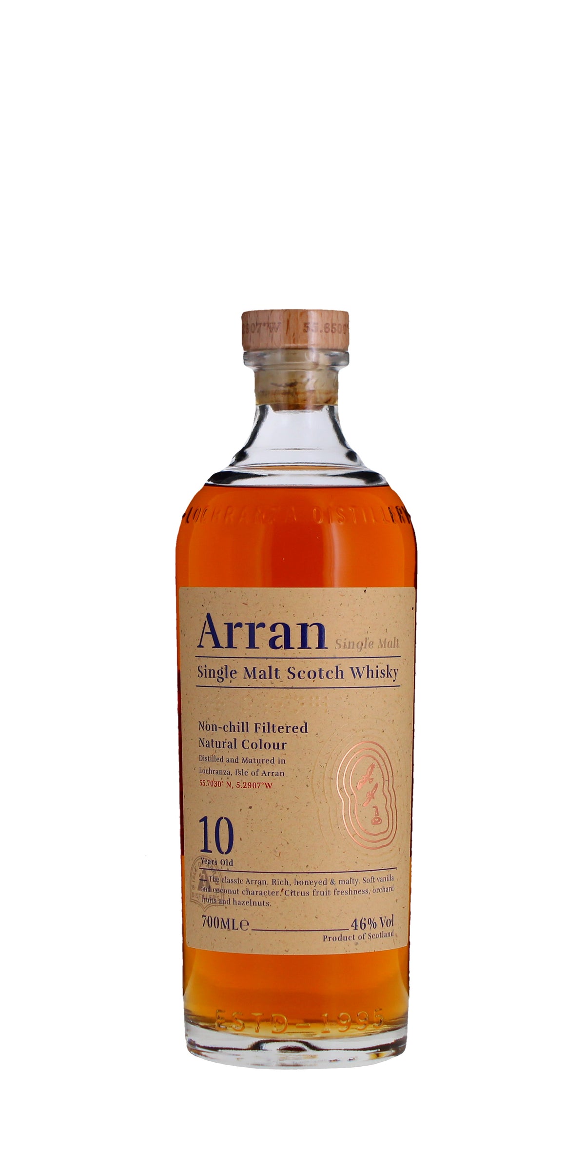 Arran, Single Malt Scotch Whisky, 10 Years, 70cl