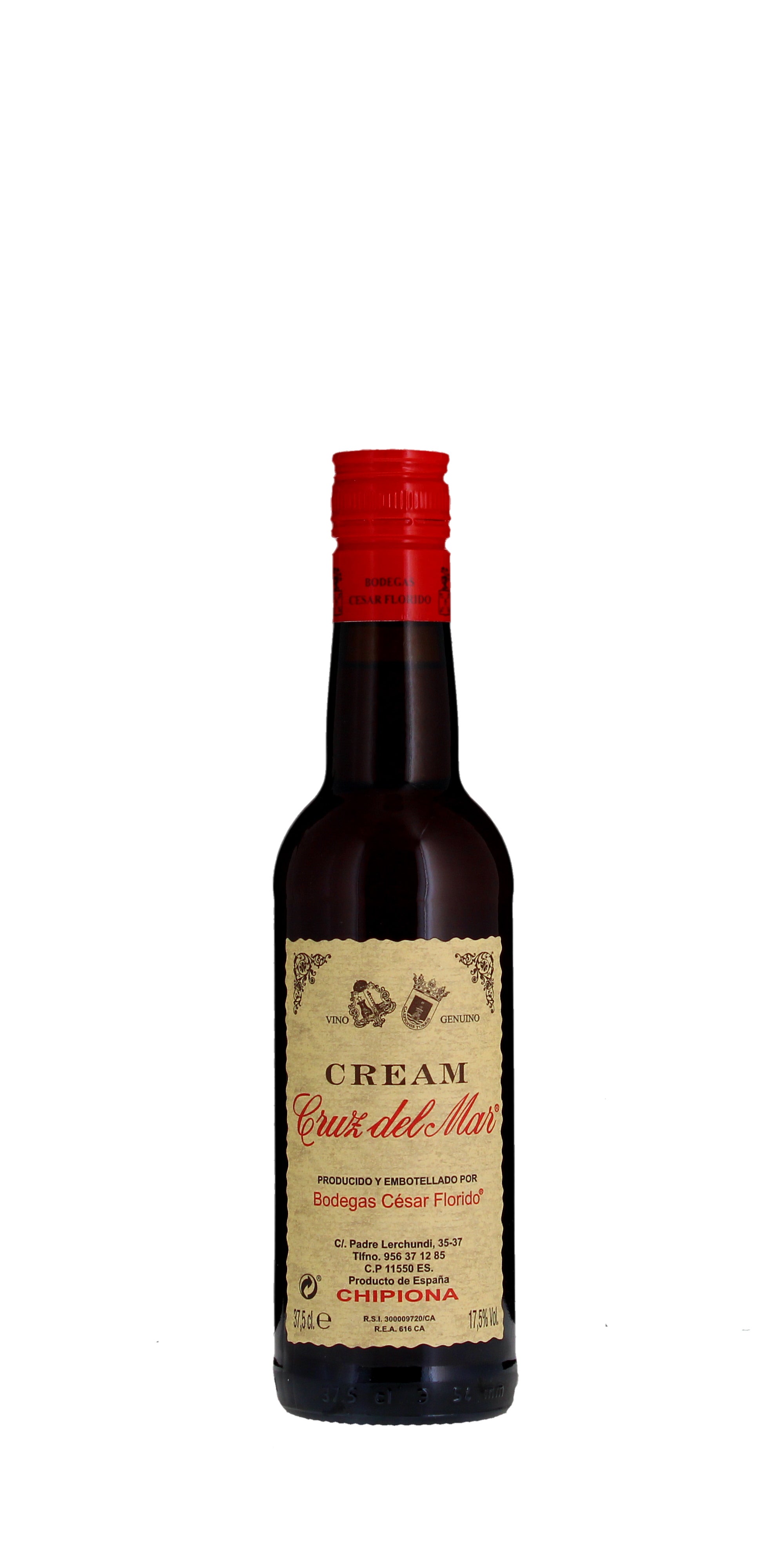 Bodegas Cesar Florido Cruz del Mar Cream Sherry, Andalucia Half Bottle 37.5cl