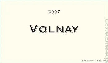 Domaine de Chassorney Frederic Cossard Volnay, Burgundy 2021