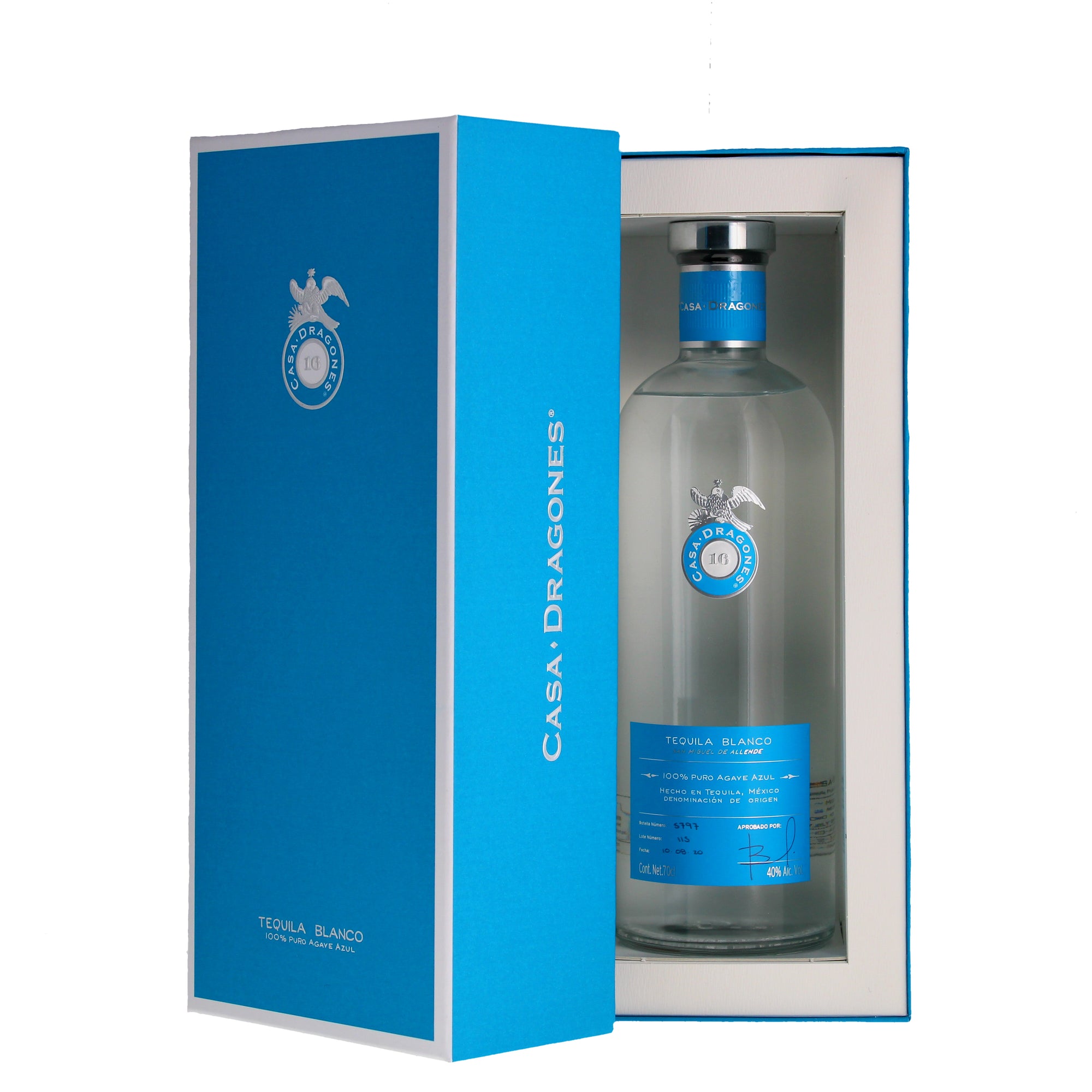 Casa Dragones Blanco Tequila Gift Box