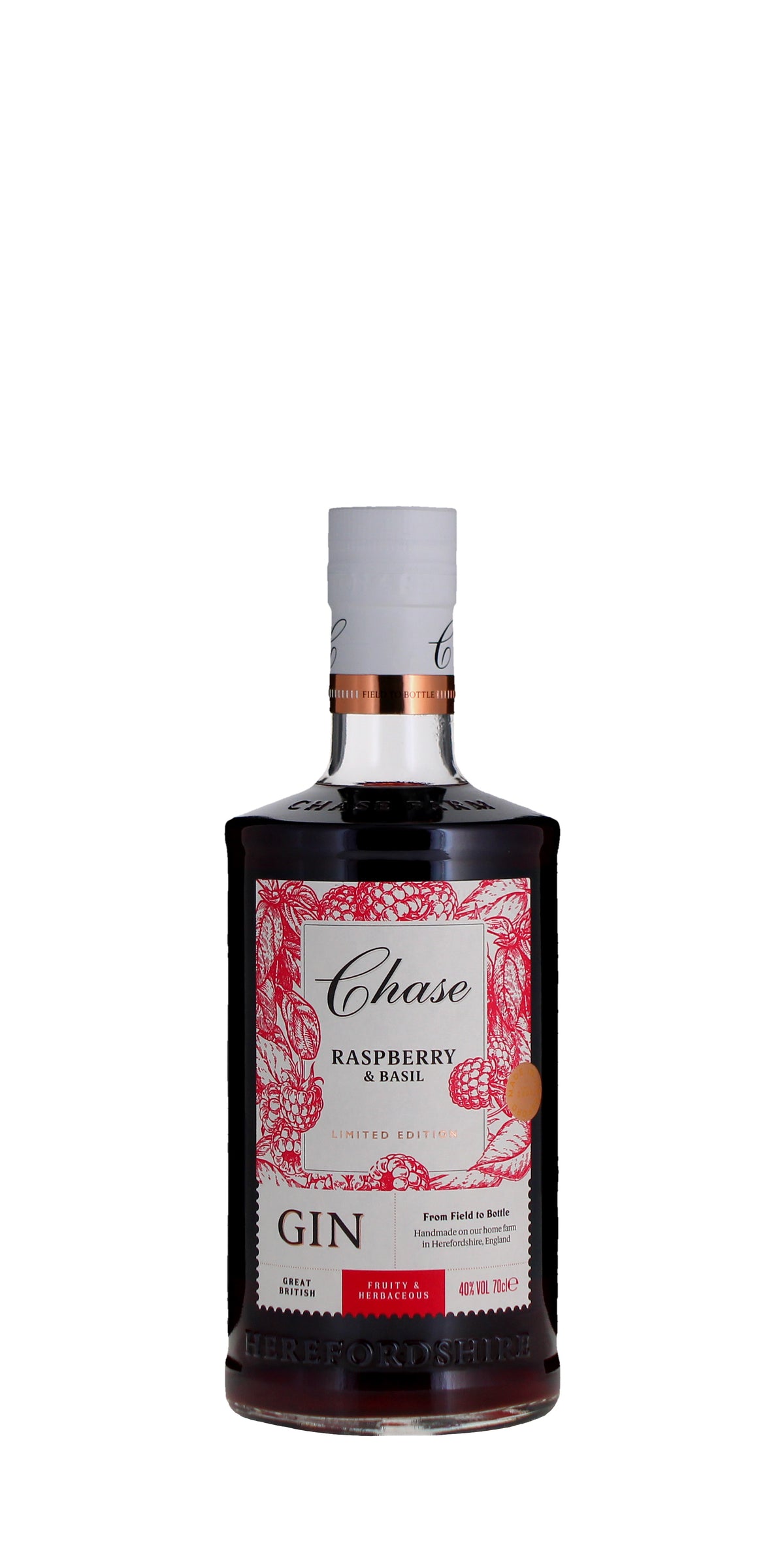 Chase Raspberry & Basil Gin, 700ml