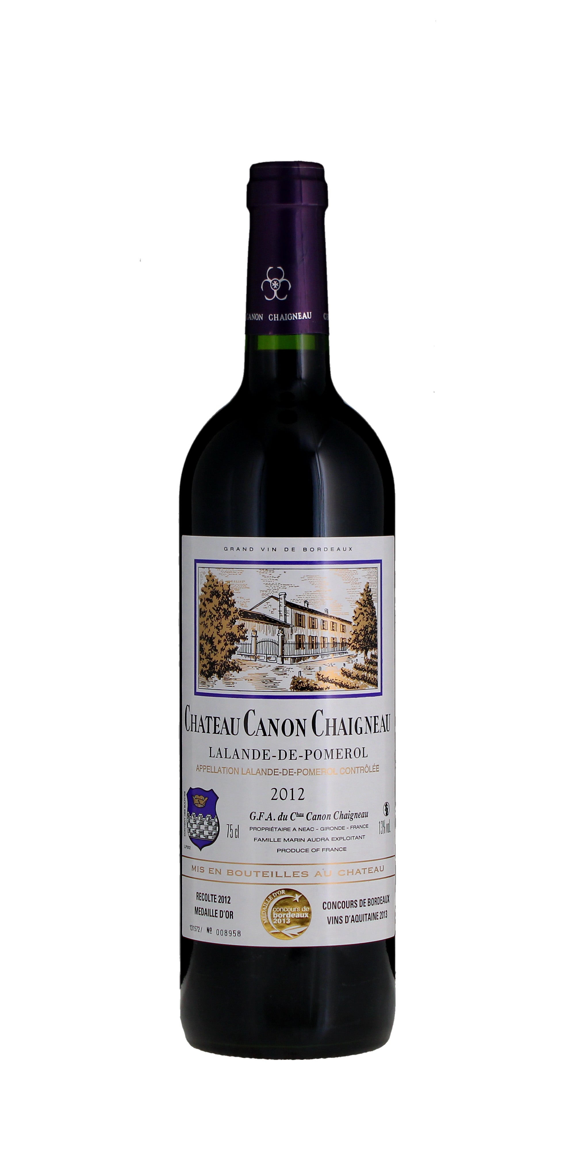 Chateau Canon Chaigneau, Lalande de Pomerol, 2012