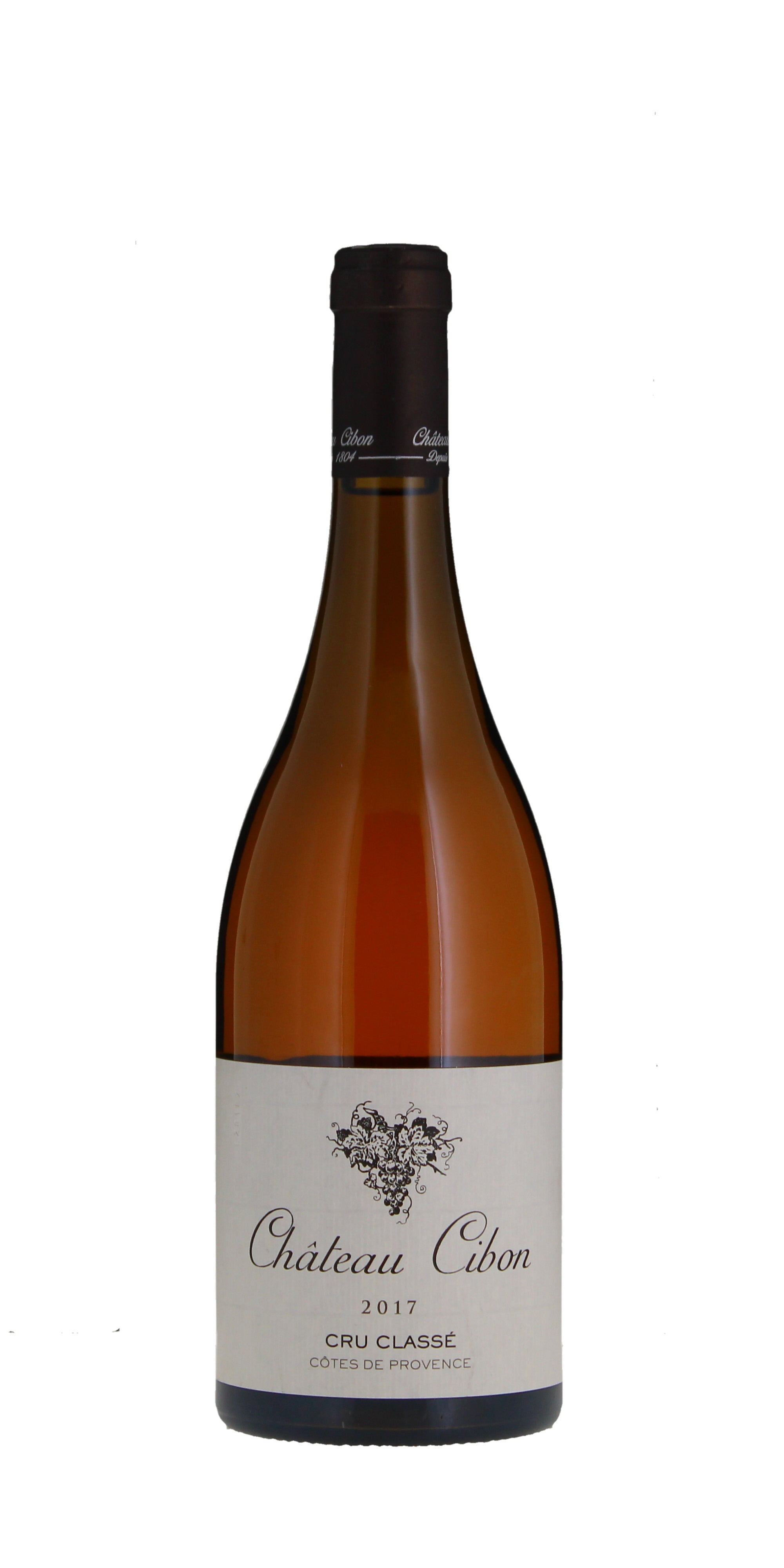 Chateau Cibon, Hommage a Marius, Cotes de Provence Rose, Cru Classe, 2017