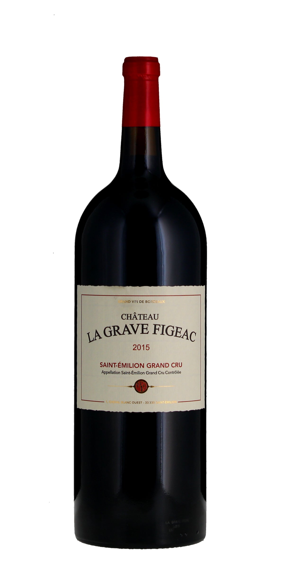 Chateau La Grave Figeac St Emillion Grand Cru Magnum 2015