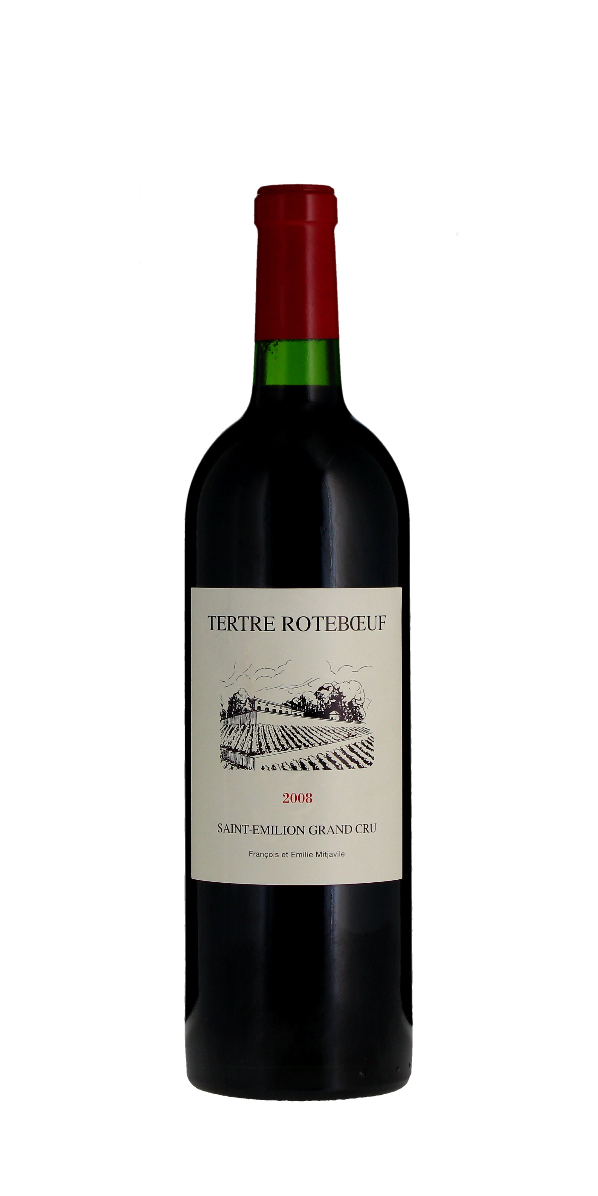 Chateau Le Tertre-Roteboeuf, Saint-Emilion Grand Cru, Bordeaux 2008
