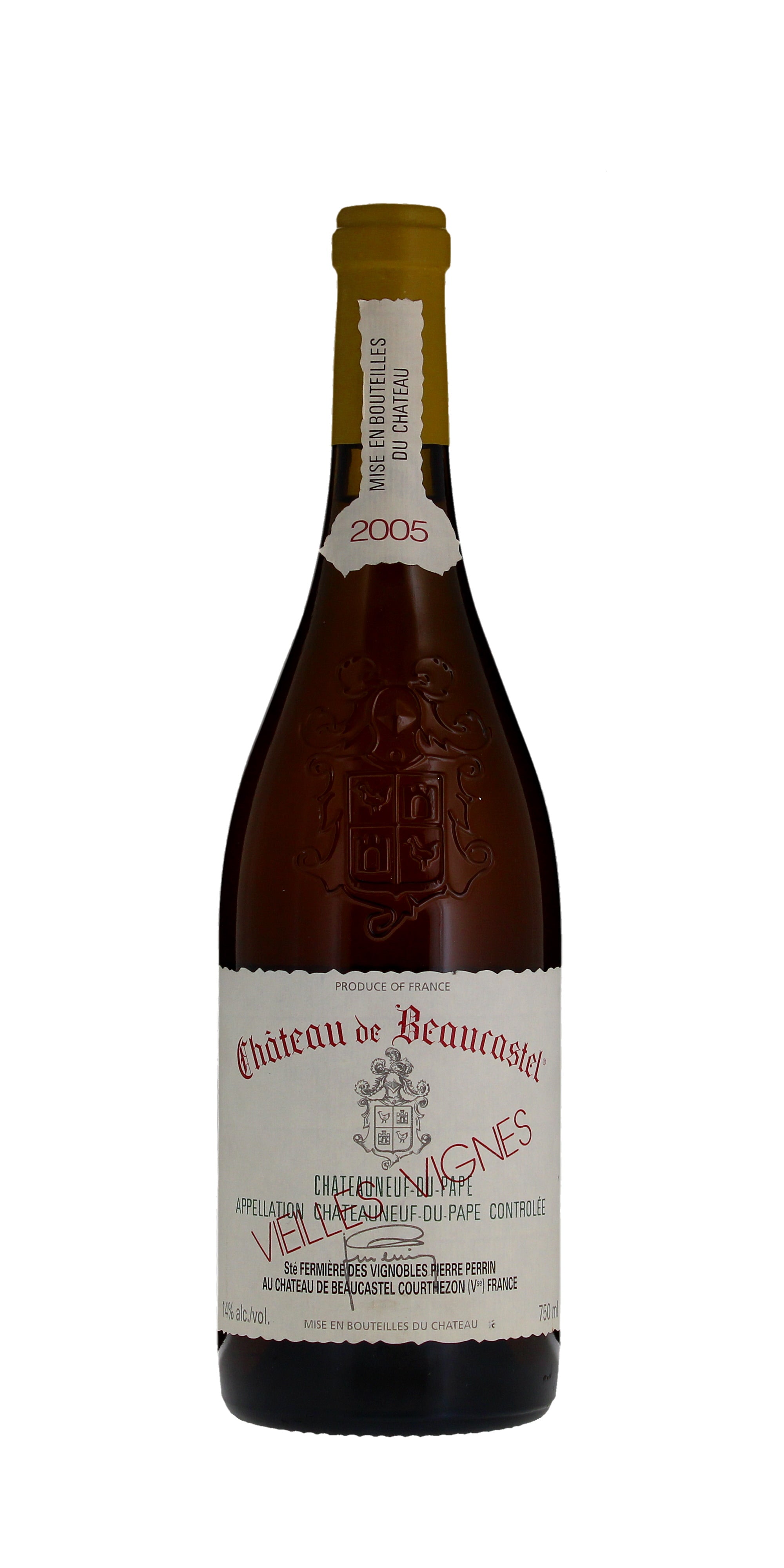 Chateau de Beaucastel Chateauneuf-du-Pape Blanc Roussanne Vieilles Vignes, Rhone 2005