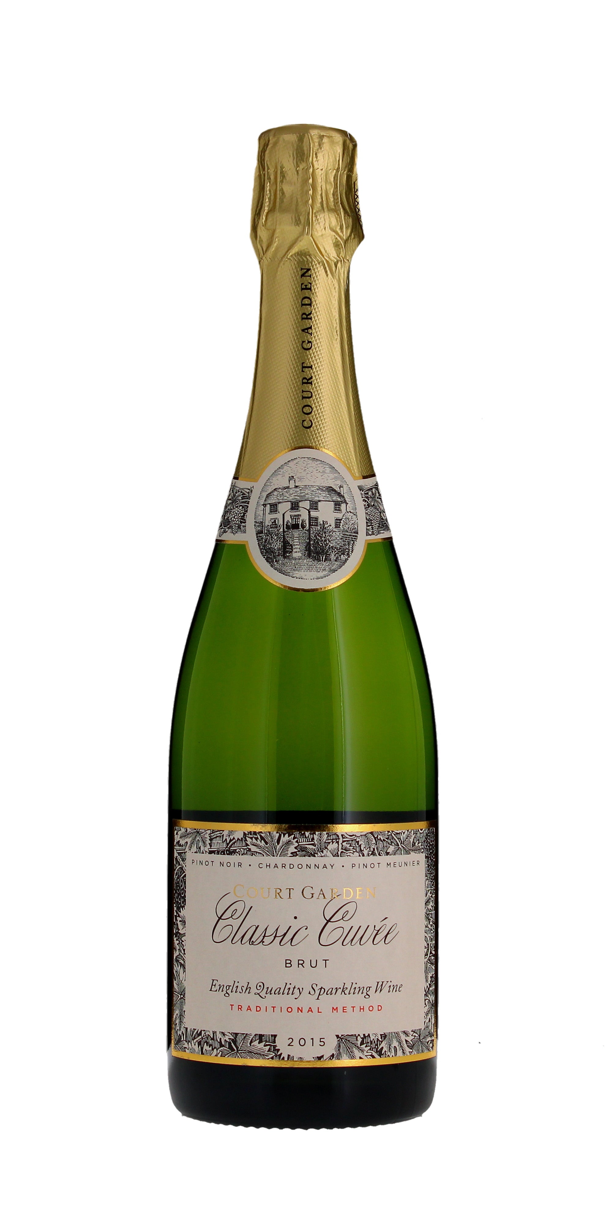 Court Garden Vineyard & Winery 'Classic Cuvee' Brut, East Sussex, England 2015