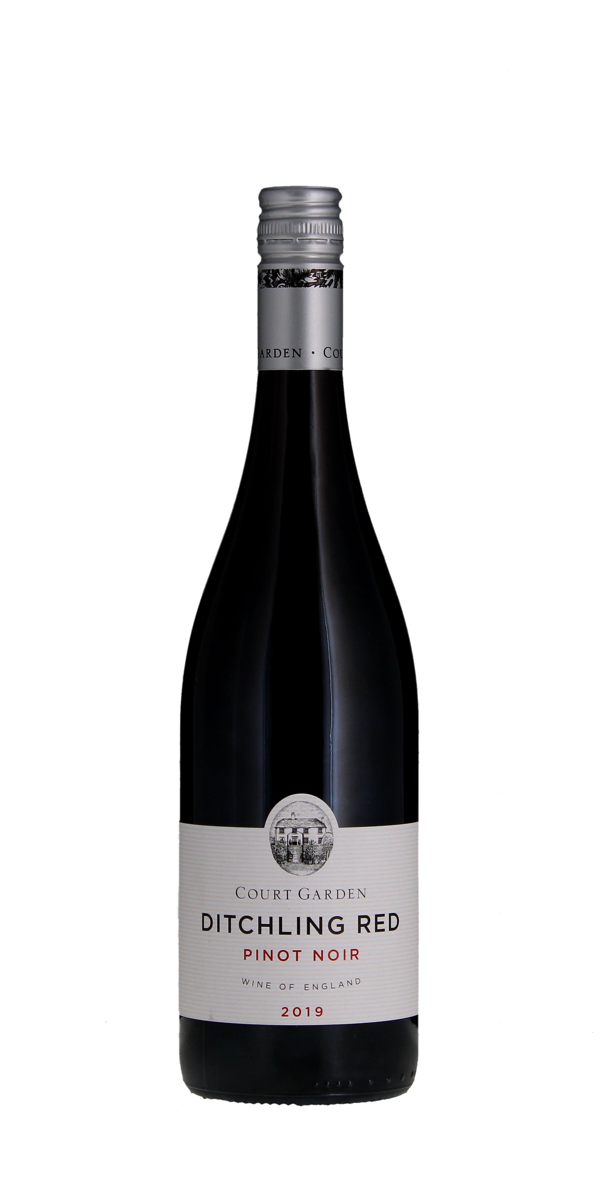 Ditchling Red Pinot Noir Vintage Court Garden England 2019