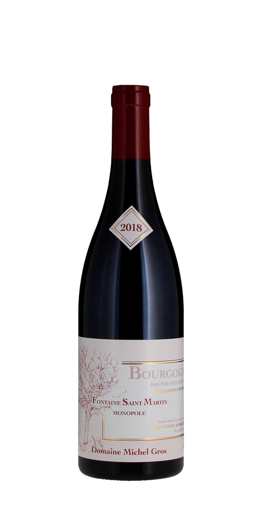 Domaine Michel Gros, Bourgogne Hautes Cotes de Nuits, Fontaine Saint Martin Monopole 2020