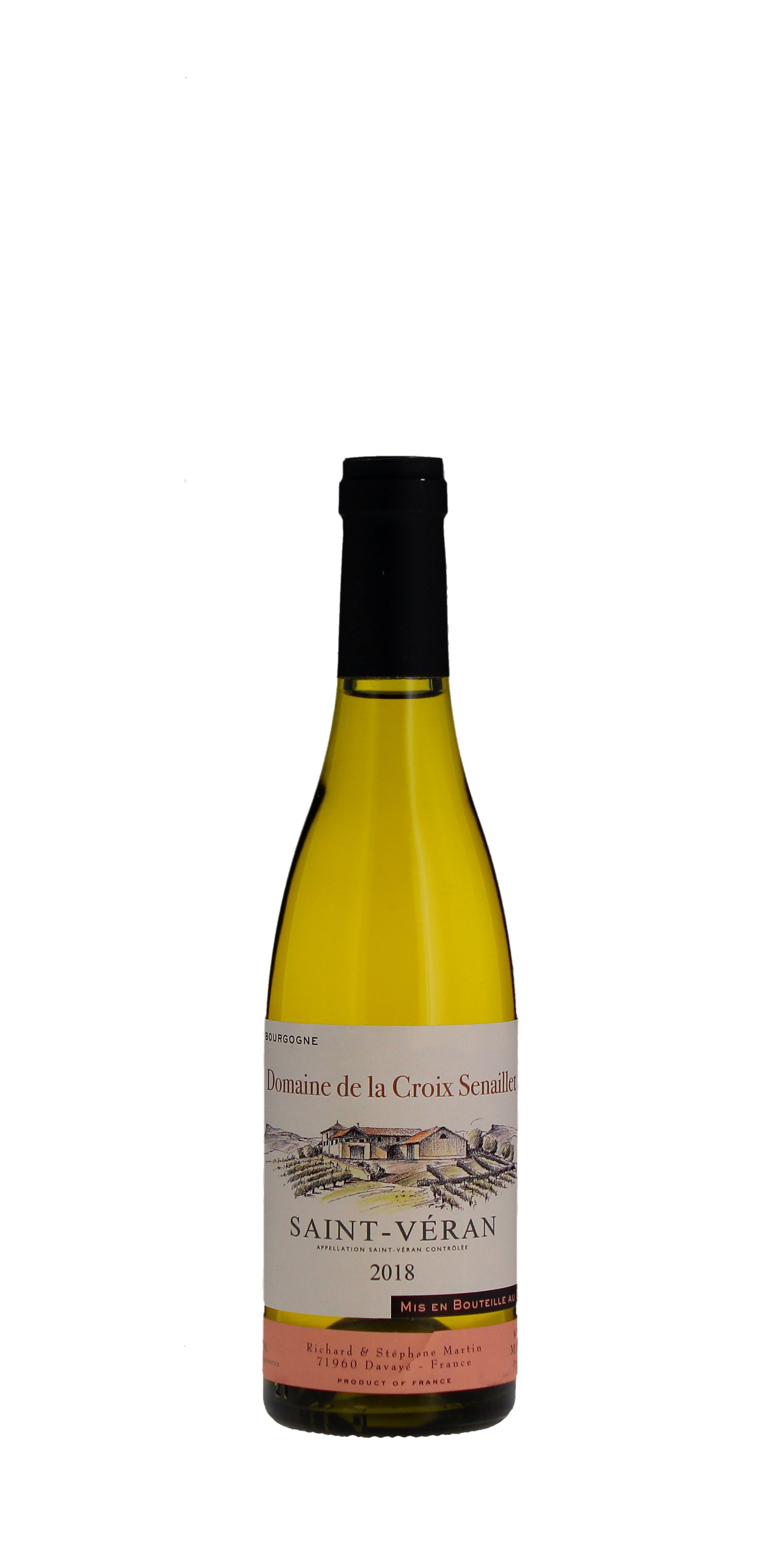 Domaine de la Croix Senaillet, St Veran 2018, Half Bottle 375ml