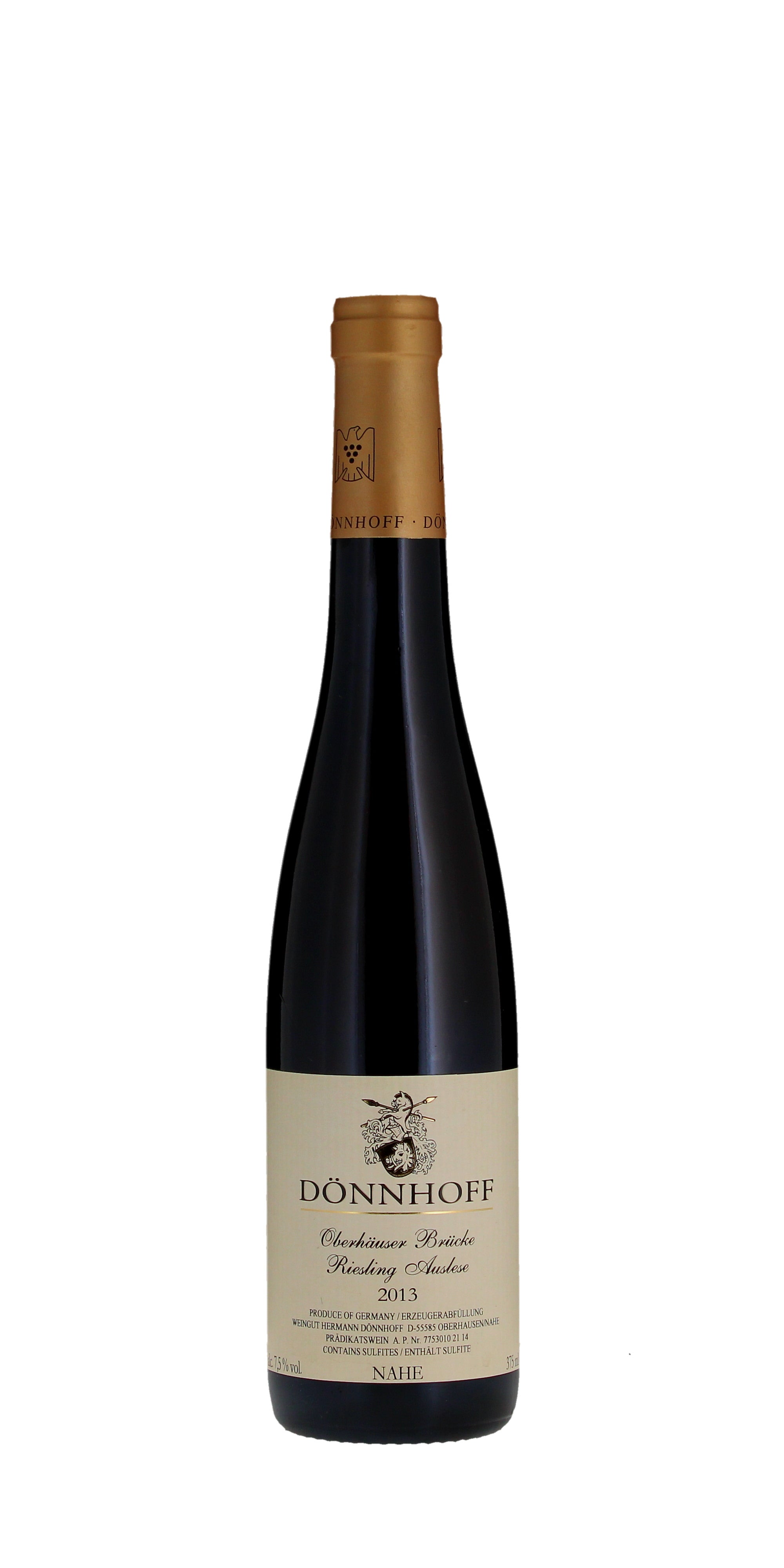 Donnhoff Oberhauser Brucke Riesling Auslese Nahe 2013 37.5cl