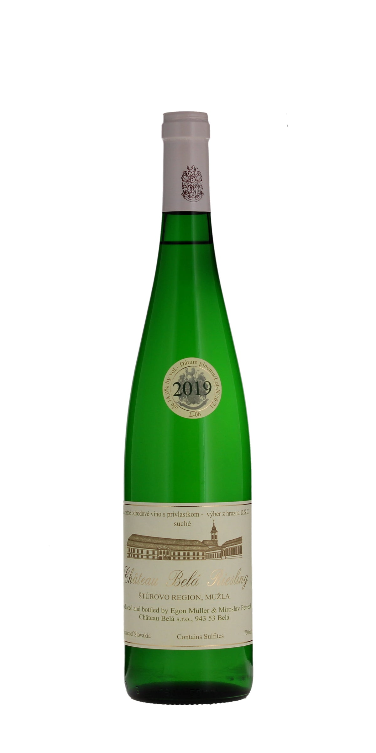 Egon Muller Chateau Bela Riesling, Juznoslovenska, Slovakia 2020