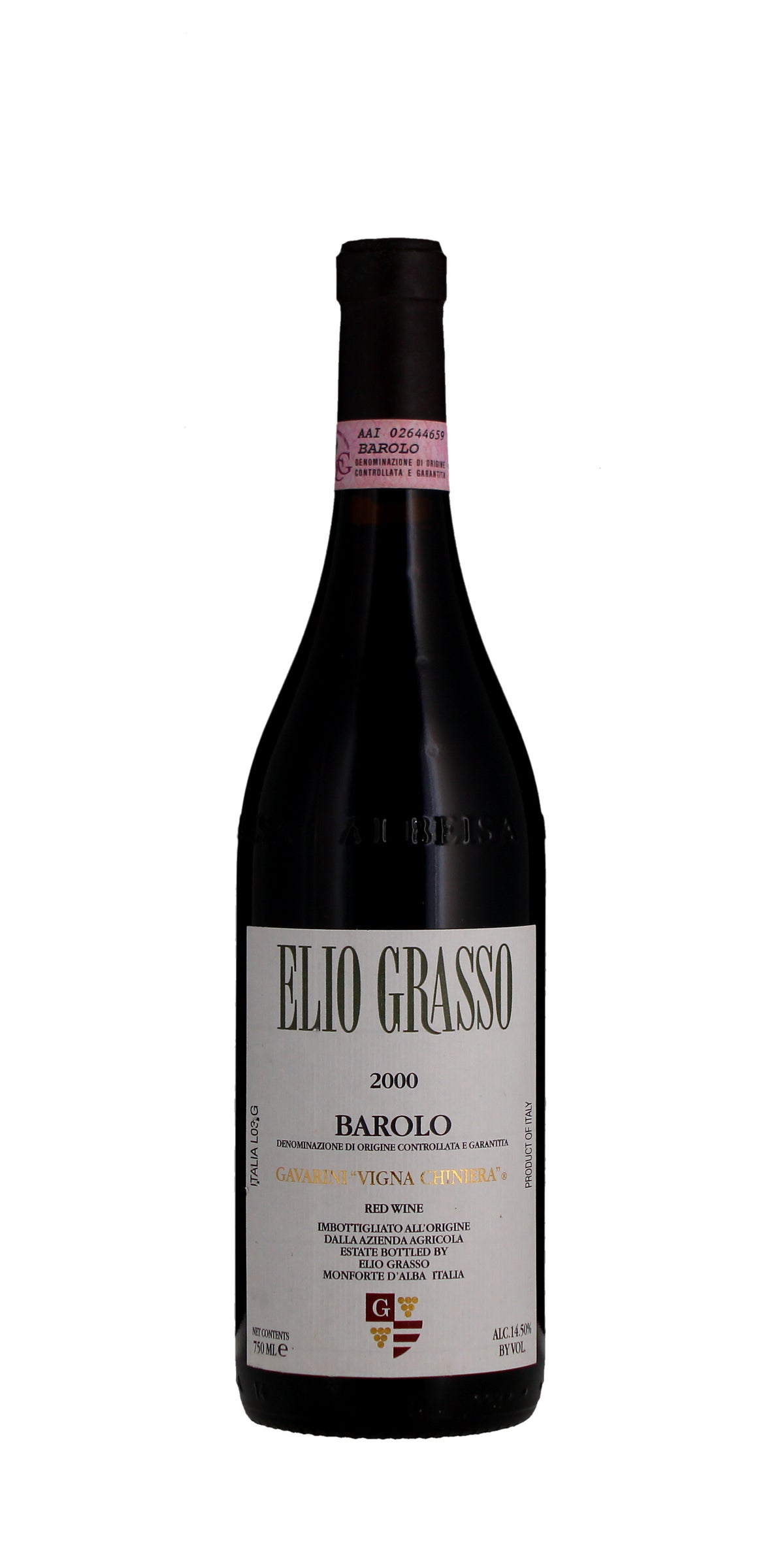 Elio Grasso Gavarini Vigna Chiniera Barolo DOCG, Piedmont 2000