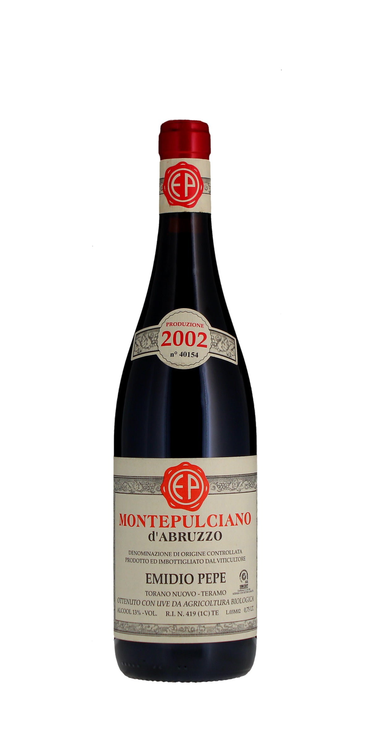 Emidio Pepe, Montepulciano d'Abruzzo, Italy 2002, 75cl