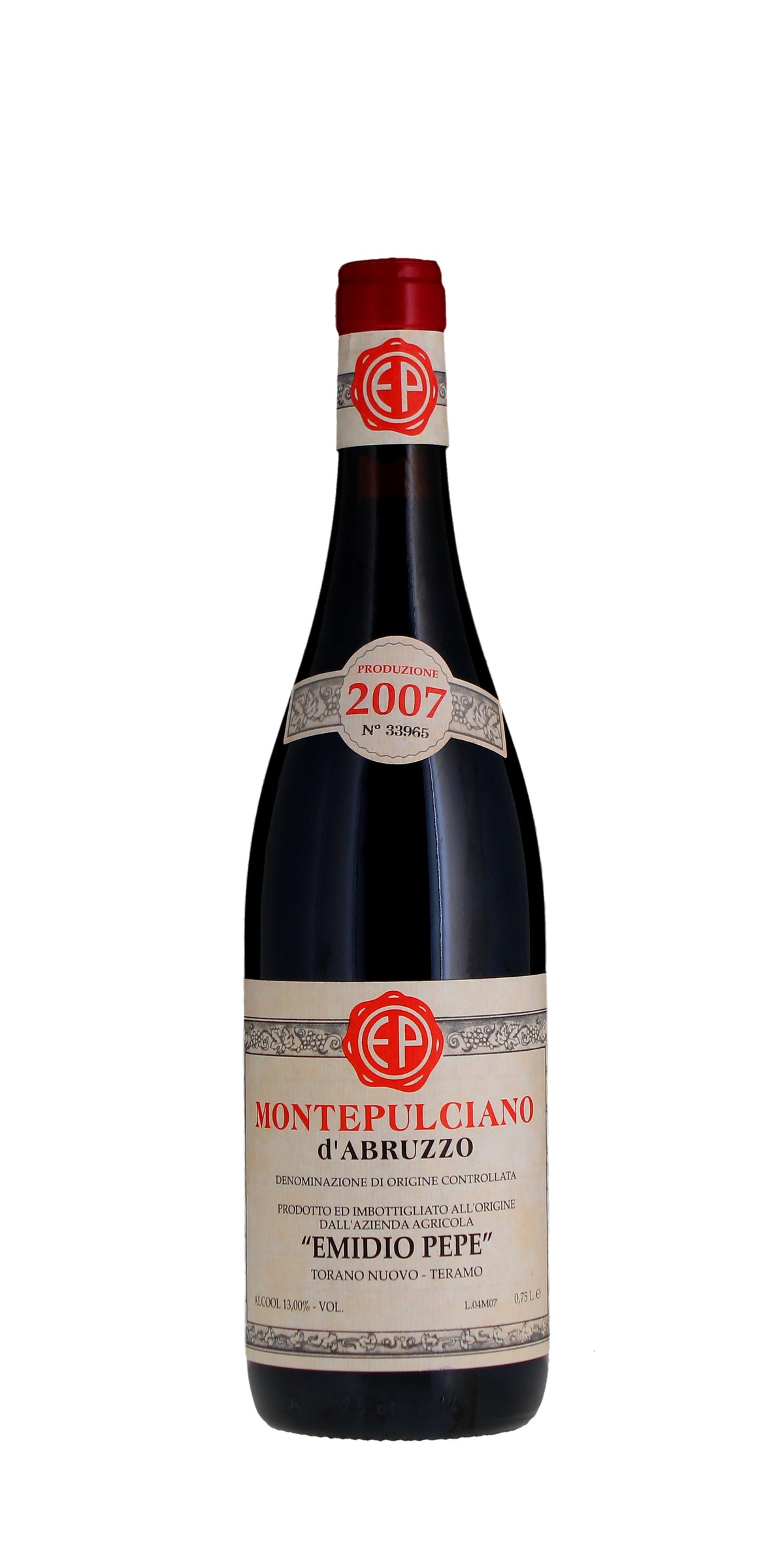 Emidio Pepe, Montepulciano d'Abruzzo, Italy 2007, 75cl