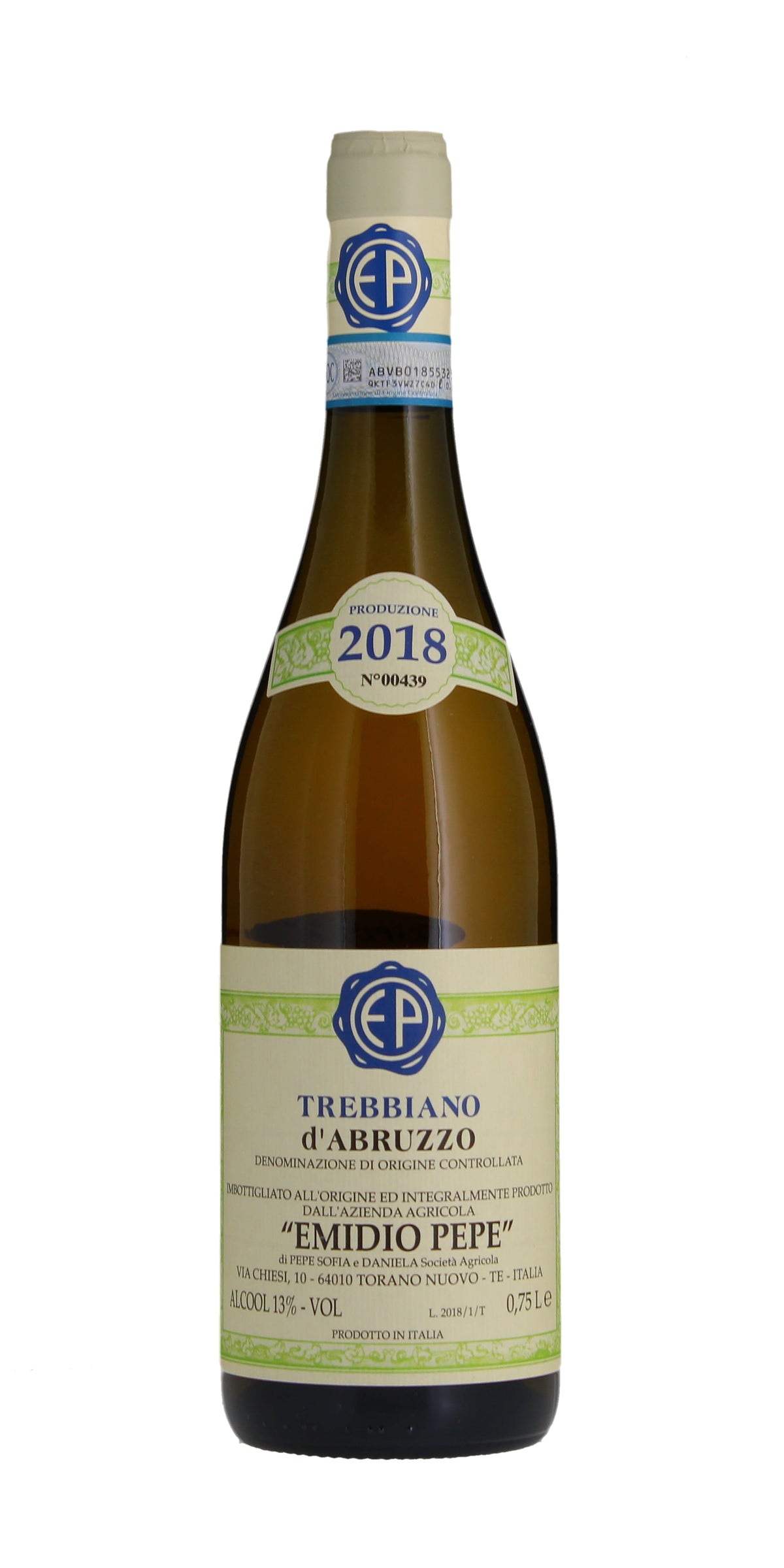 Emidio Pepe, Trebbiano d'Abruzzo, 2018