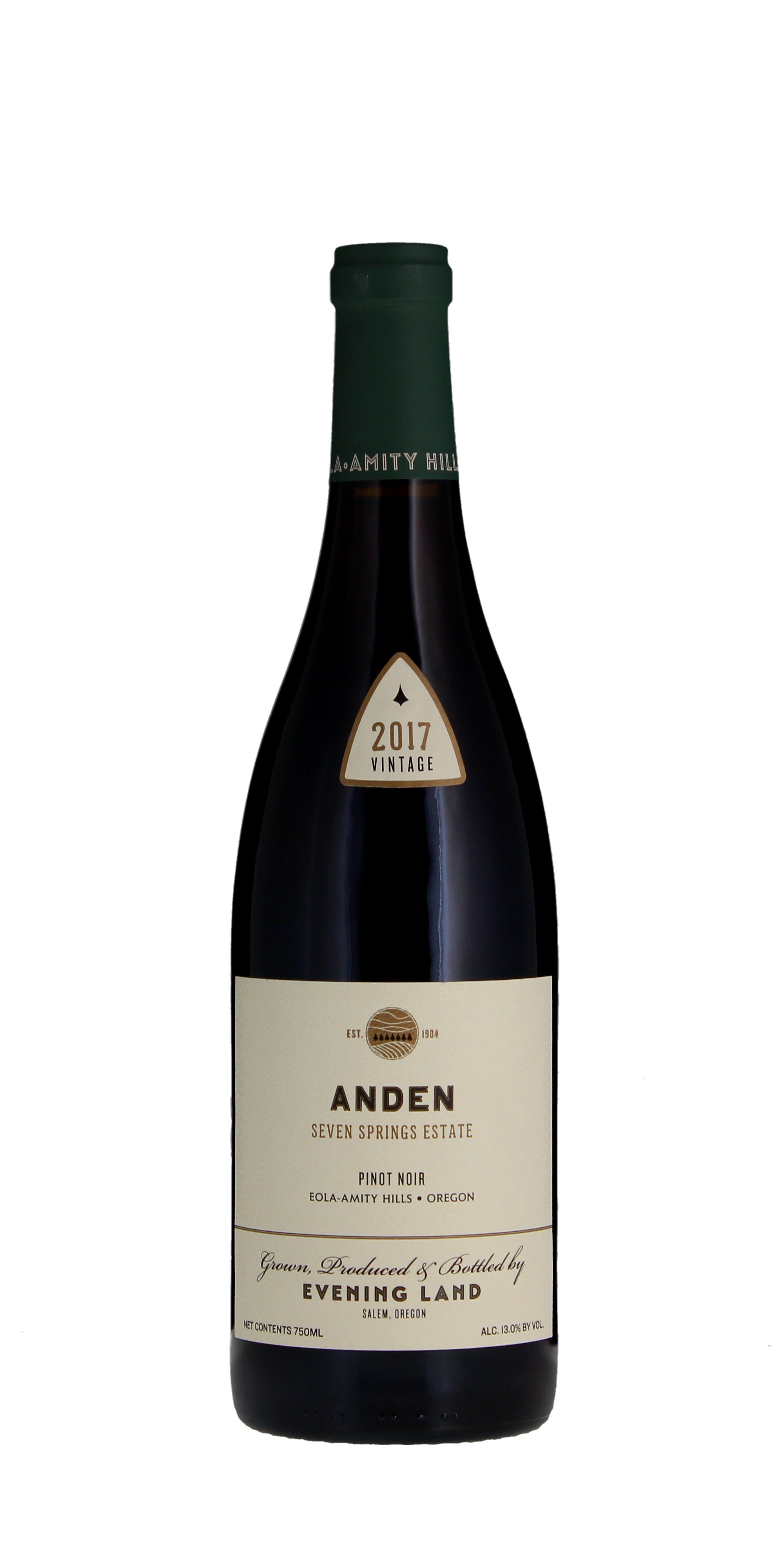 Evening Land, Anden, Seven Springs Estate, Pinot Noir, Eola Amity Hills, Oregon, 2017