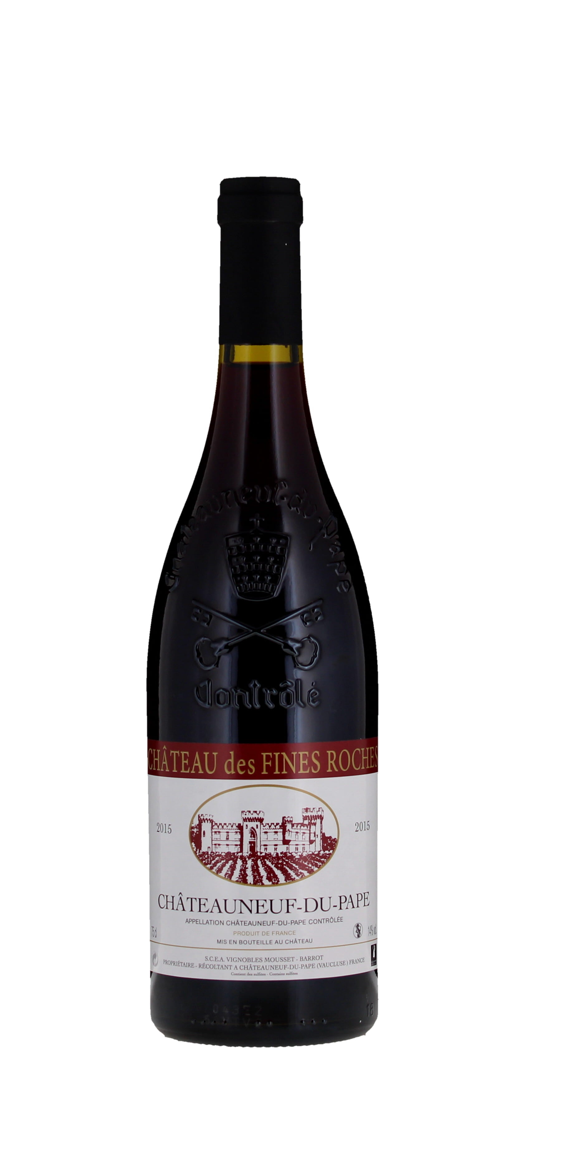 Chateau des Fines Roches Chateauneuf du Pape, 2015