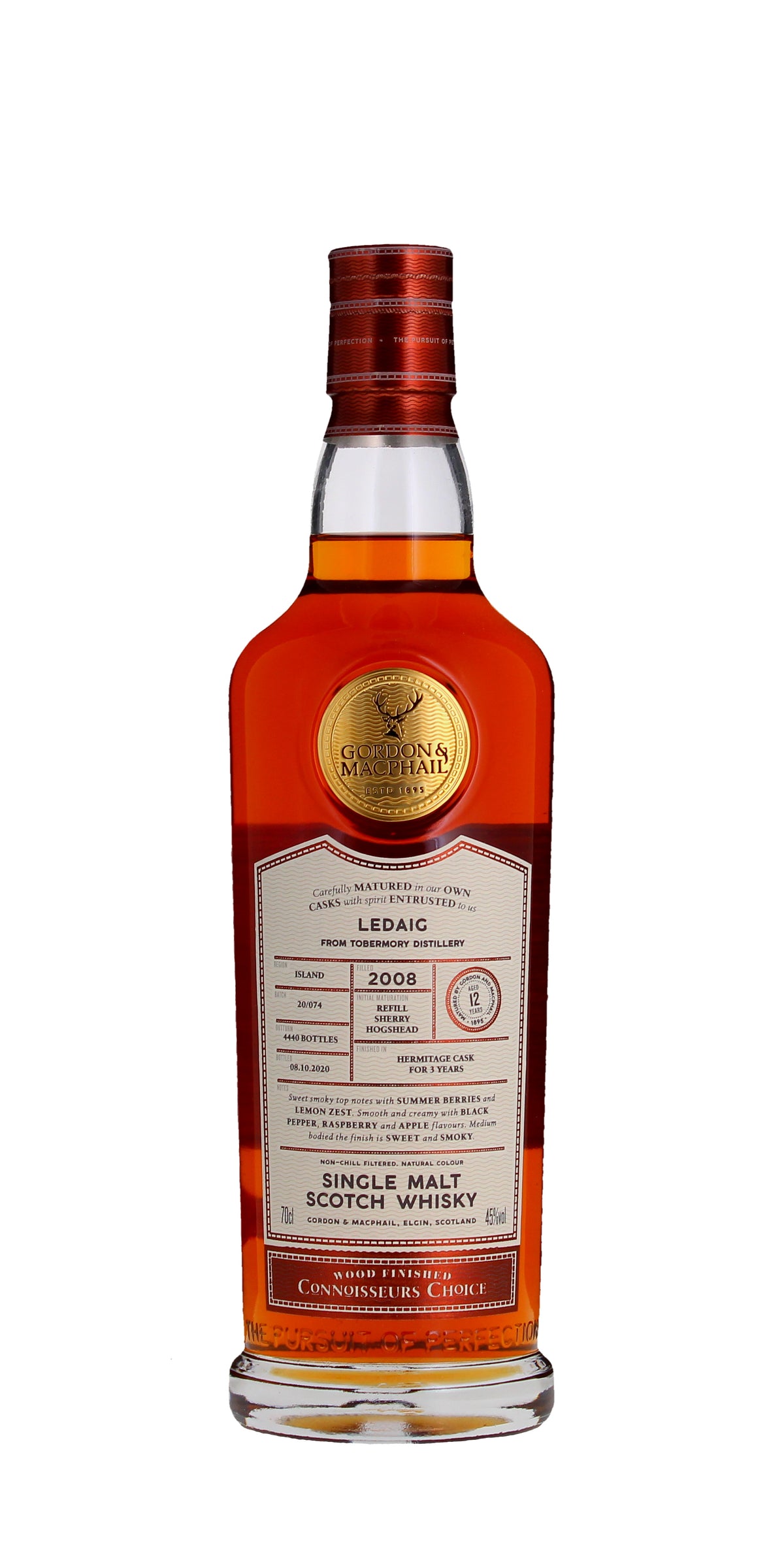 Gordon & MacPhail, Ledaig Single Malt Islay Whisky Hermitage Cask, 700ml