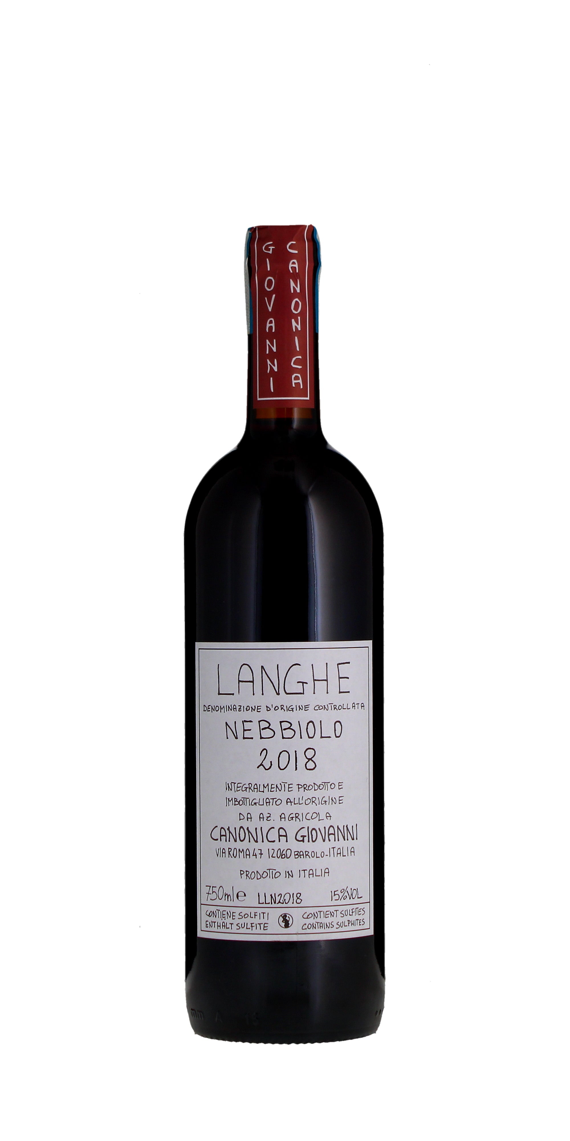 Giovanni Canonica Langhe Nebbiolo, Piedmont 2018, 75cl