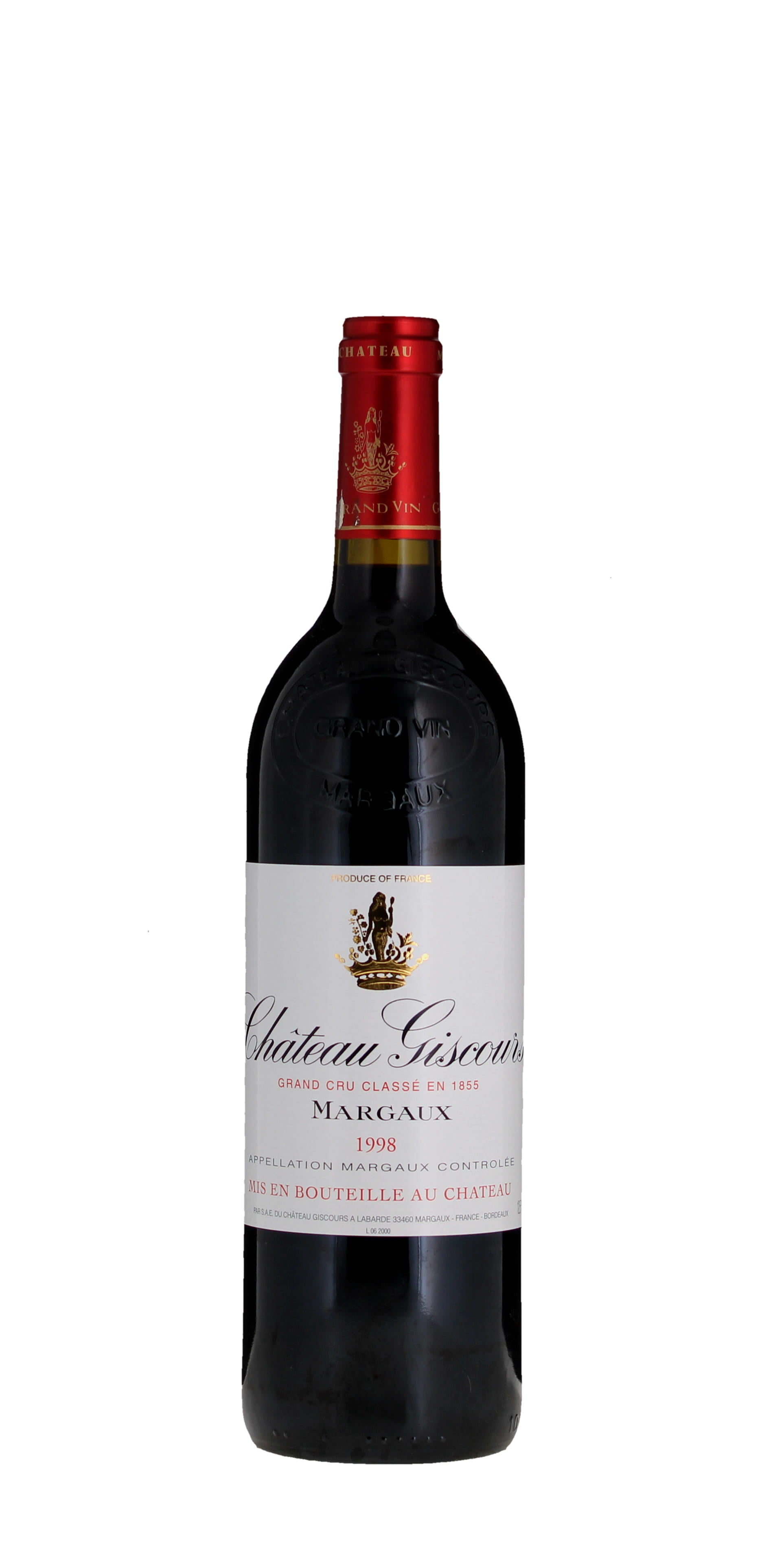 Chateau Giscours Margaux, Troisieme Grand Cru Classe, 1998