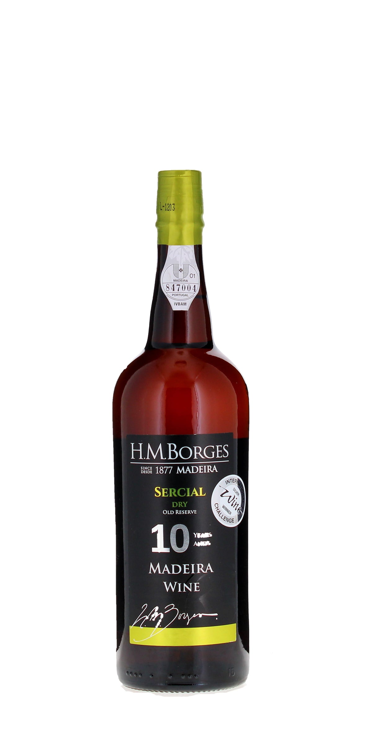 H M Borges, Madeira 10 yr, Dry Sercial